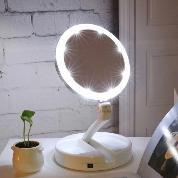 Fold Away Mirror