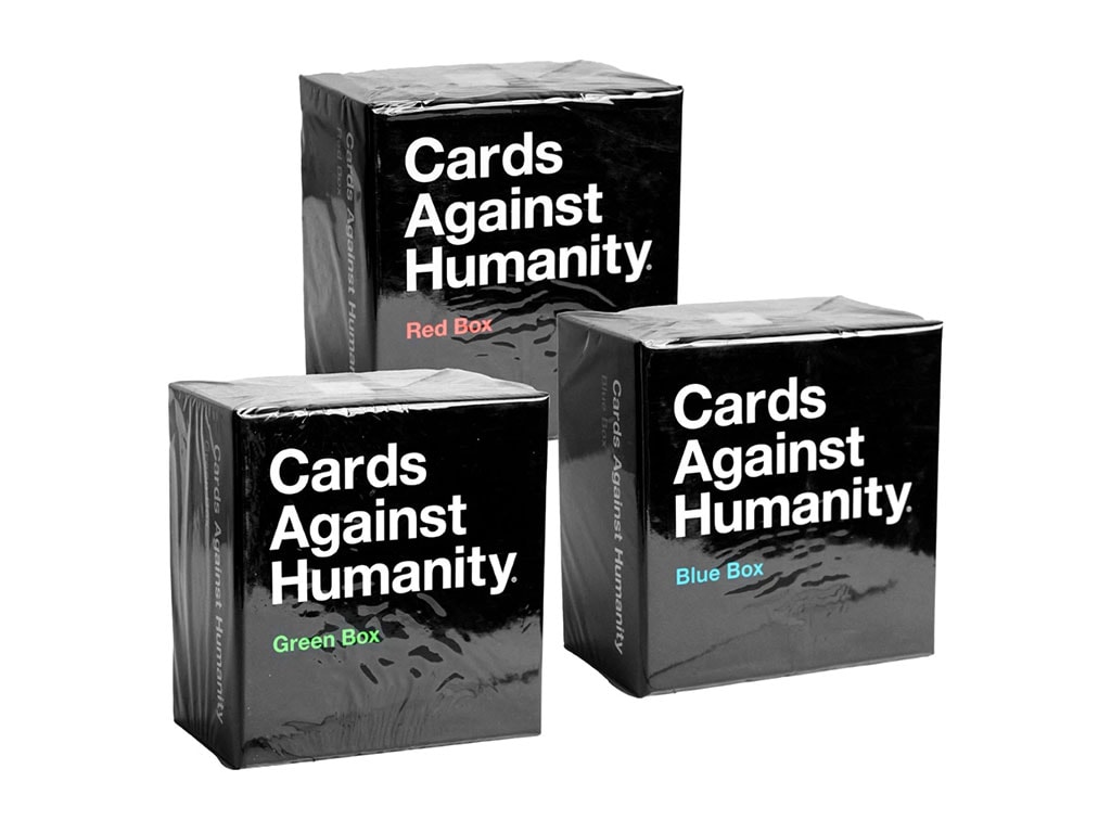 Cards Against Humanity Bundle Pack - 2.0 AU Main Set + Blue, Red, Green Expansion Boxes