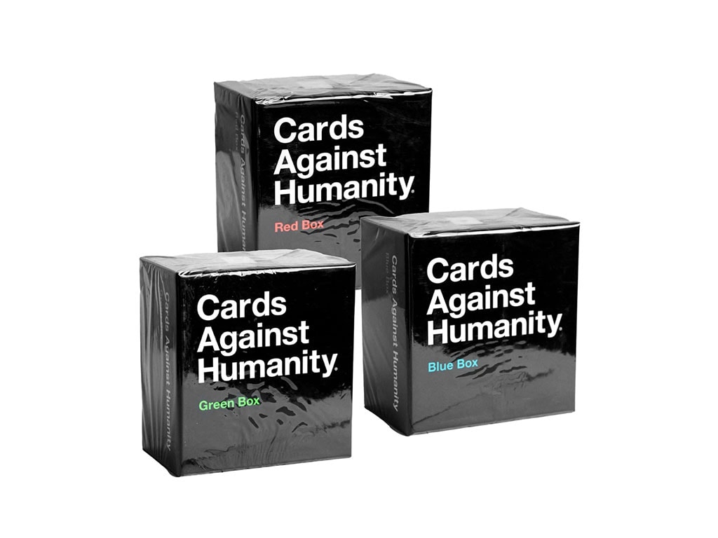 Cards Against Humanity Bundles - Blue Red Green Expansion Boxes