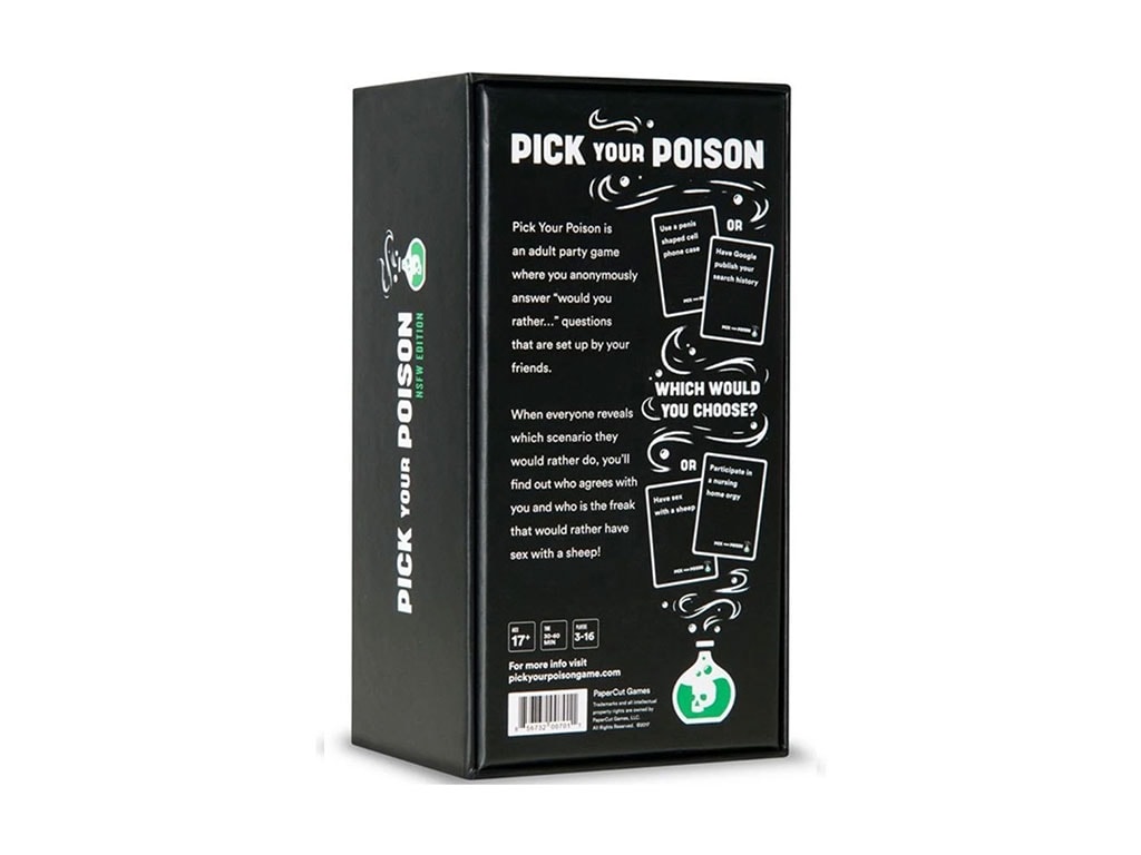 Pick Your Poison - NSFW Edition (Adult)