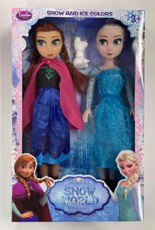 Elsa & Anna snow world